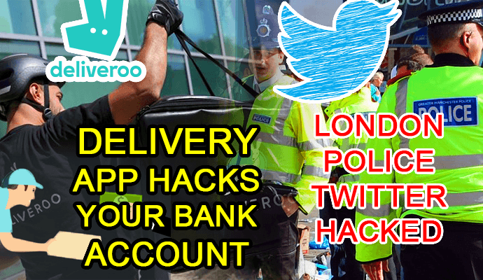 app deliveroo hack twitter account london police hacks